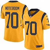 Nike Men & Women & Youth Rams 70 Joseph Noteboom Gold Color Rush Limited Jersey,baseball caps,new era cap wholesale,wholesale hats